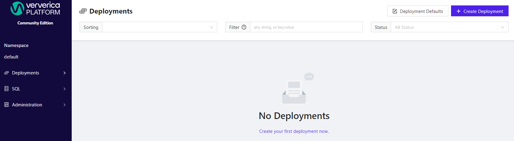 No deployments